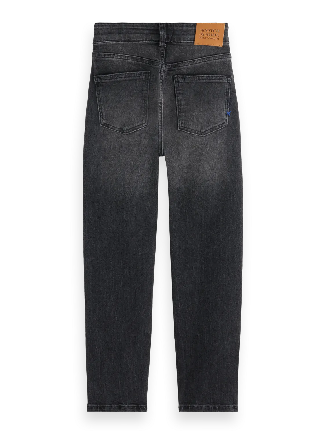 Boys' Essentials Dean Loose Tapered Jeans - Black Night