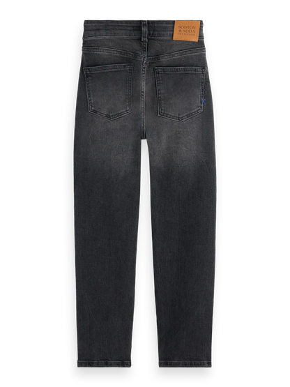 Boys' Essentials Dean Loose Tapered Jeans - Black Night