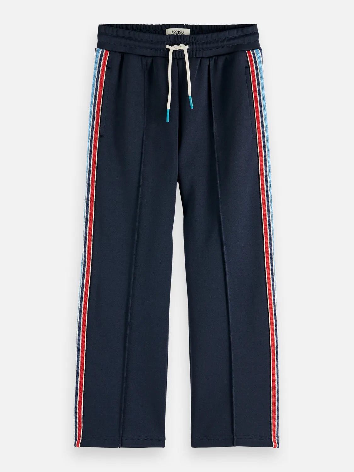 Boys' Interlock Straight-Fit Track Pants
