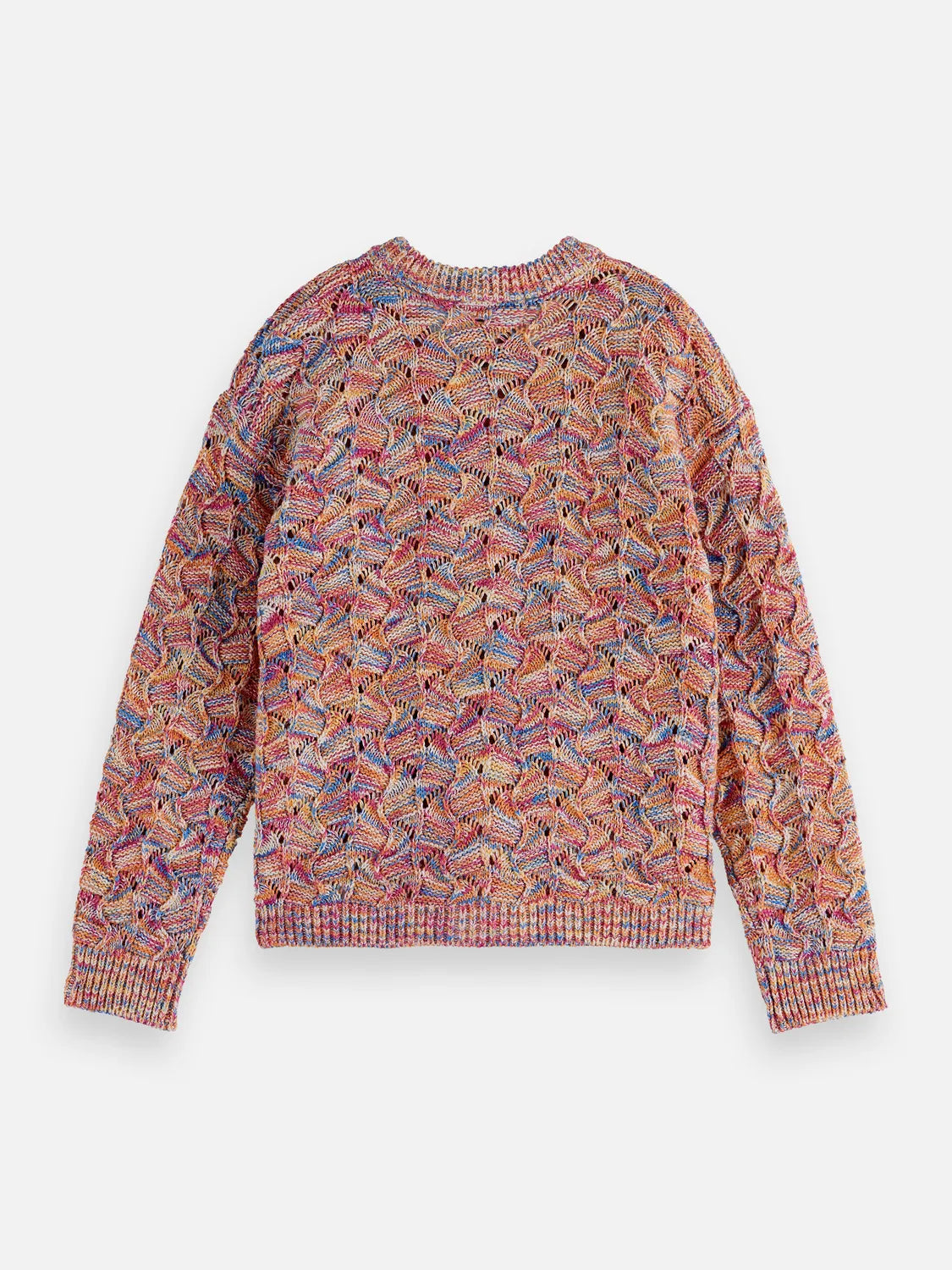 Girls' Multicolor Oversized Cardigan