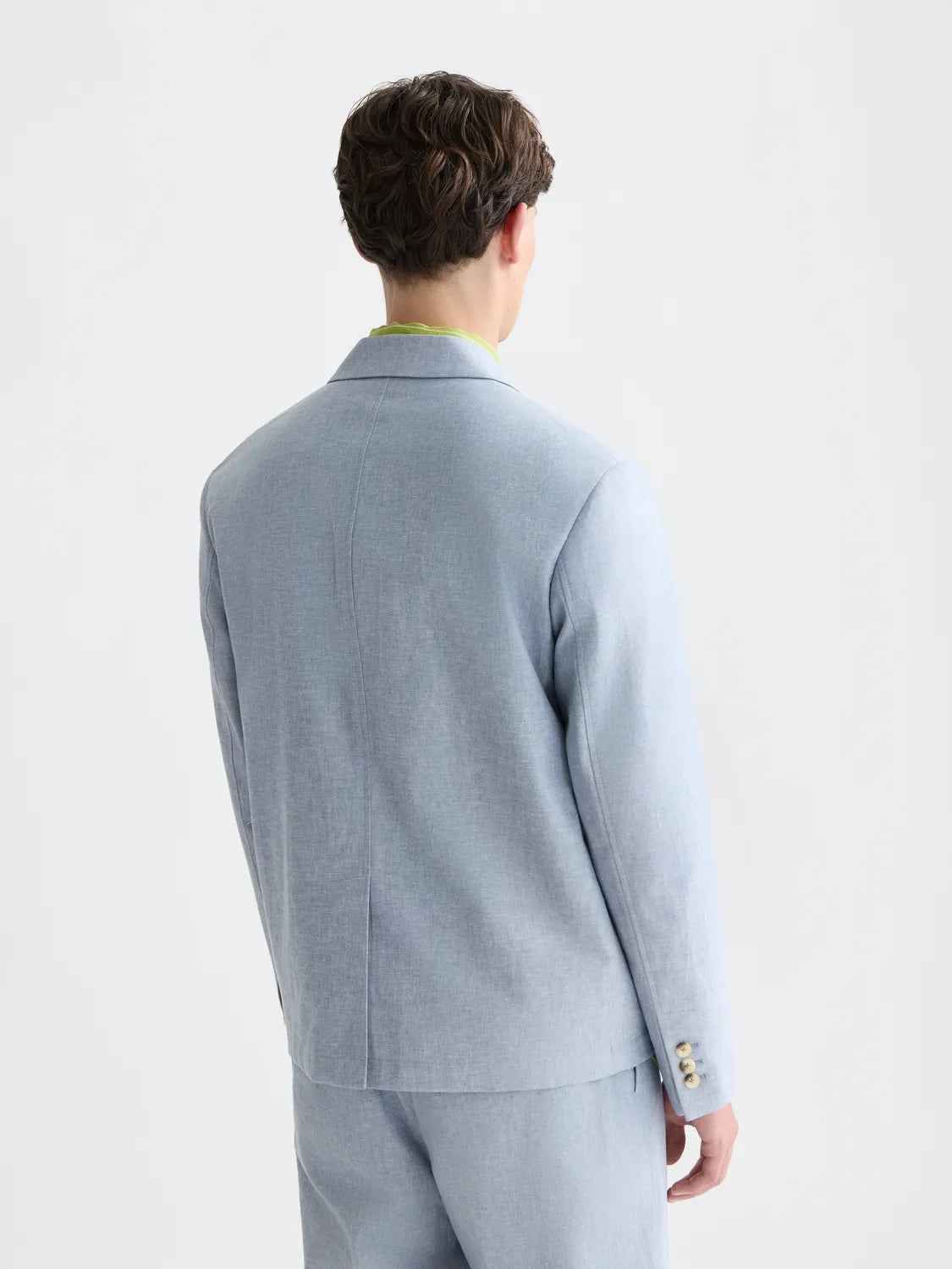 Unconstructed Linen-blend Relaxed-Fit Blazer