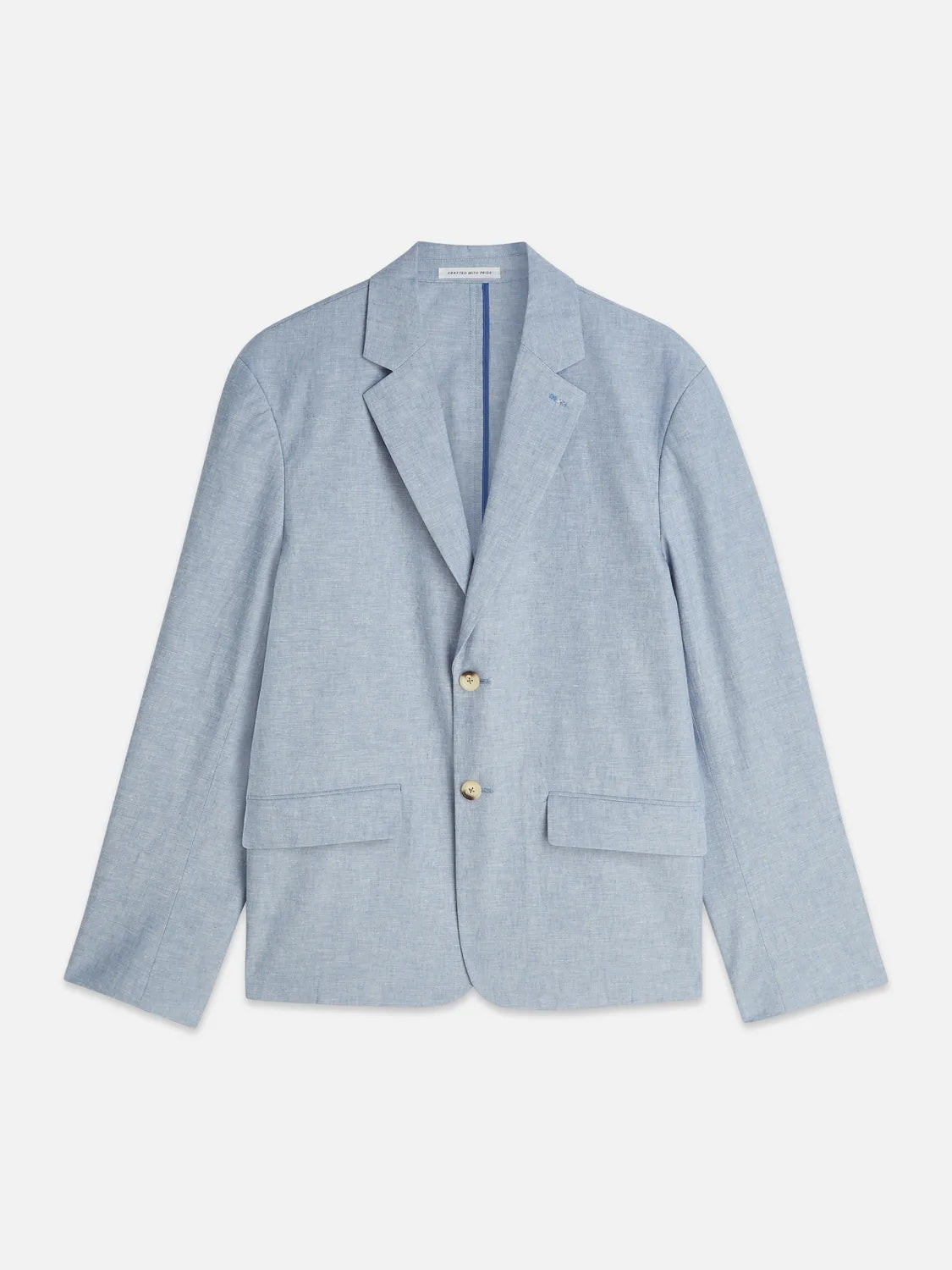 Unconstructed Linen-blend Relaxed-Fit Blazer