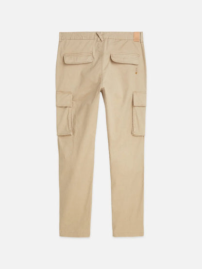 Stuart Washed Cotton-Blend Regular Slim-Fit Cargo