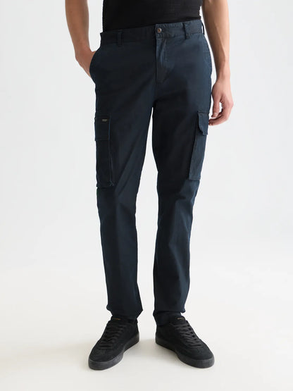 Stuart Washed Regular Slim Fit Cargo Pants