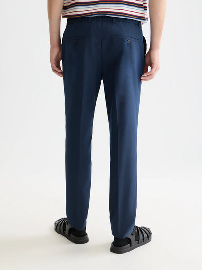 Warren Seersucker Cotton-Blend Regular Straight-Fit Jogger