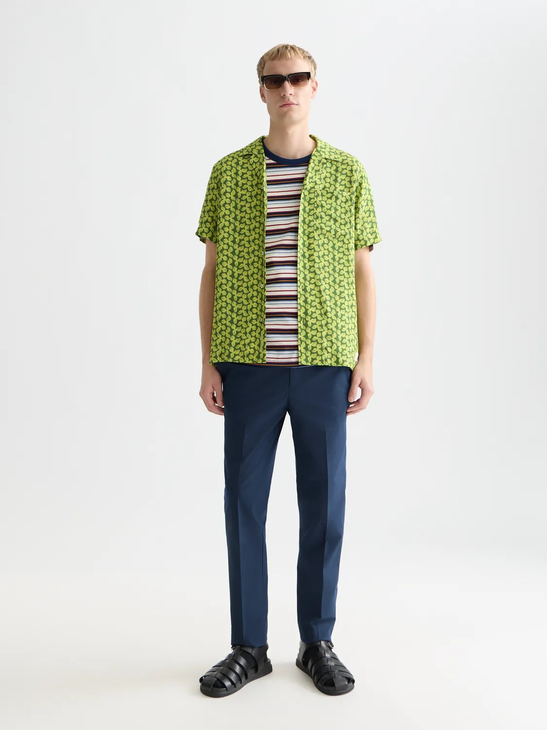 Warren Seersucker Cotton-Blend Regular Straight-Fit Jogger