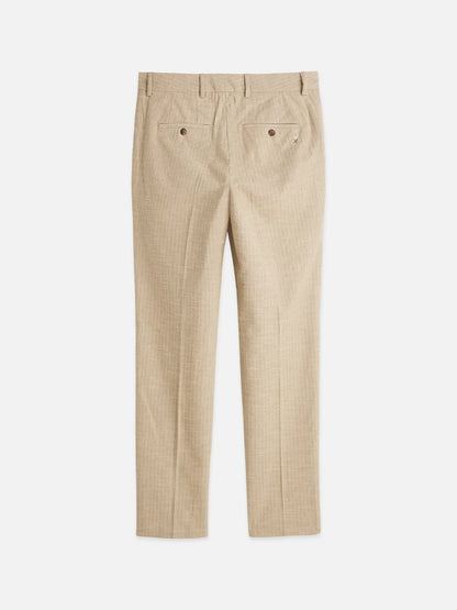 Stuart Structured Linen-Blend Slim-Fit Chino