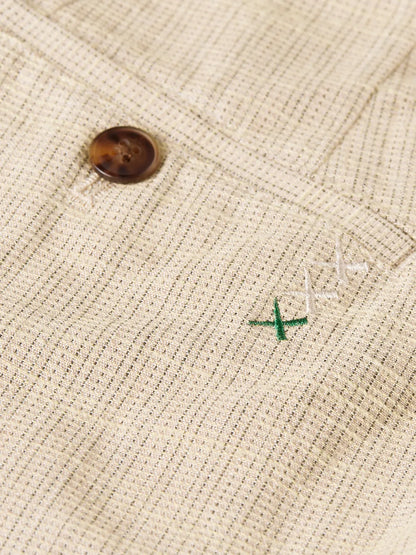 Stuart Structured Linen-Blend Slim-Fit Chino