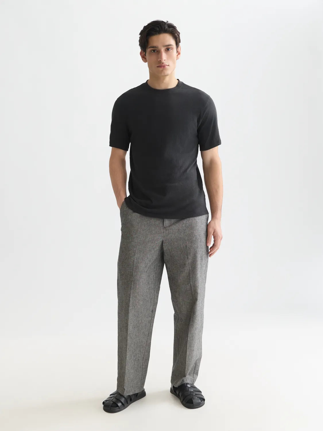 Otis Tailored Cottonlinen Relaxed Straightfit Jogger