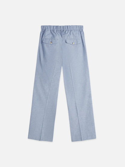 Otis Tailored Cotton-Linen Relaxed Straight-Fit Jogger