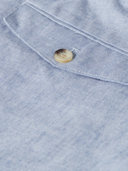 Otis Tailored Cotton-Linen Relaxed Straight-Fit Jogger