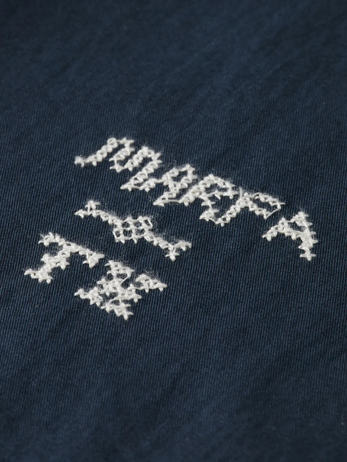 Embroidered Cotton-Blend Relaxed Straight-Fit Chino