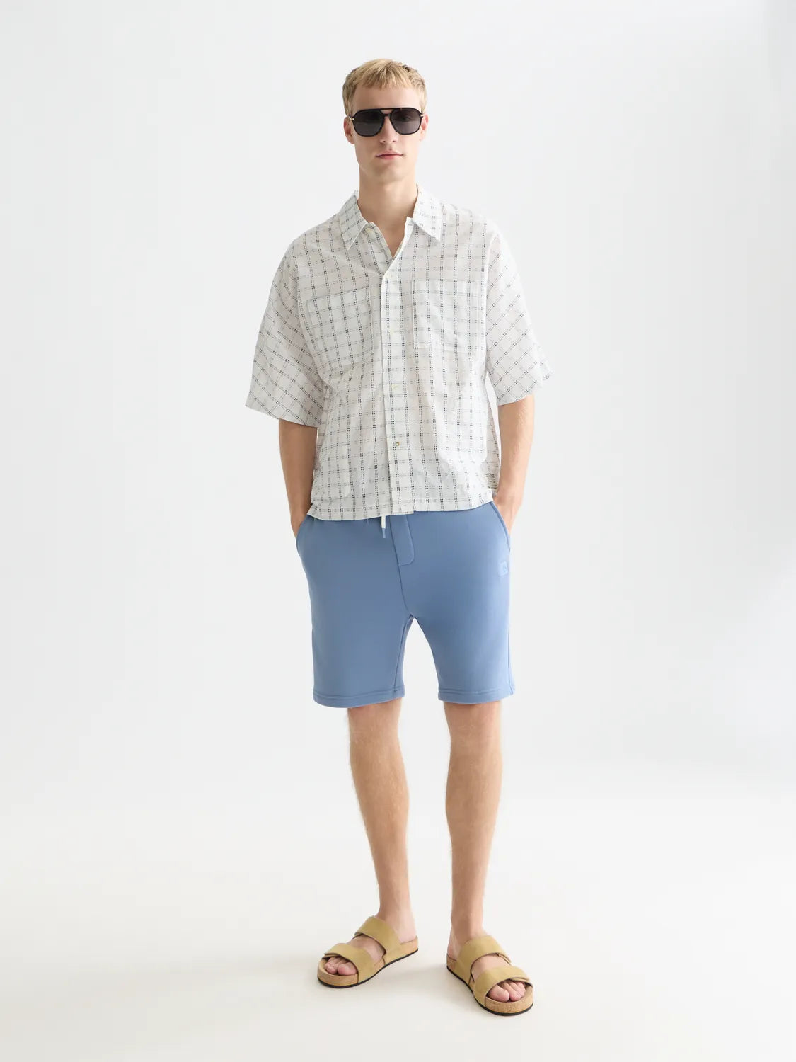 Logo Badge Regular-Fit Sweatshorts