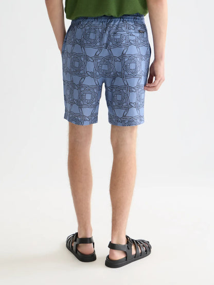 Fave Printed Tencel Relaxed-Fit Bermuda Shorts