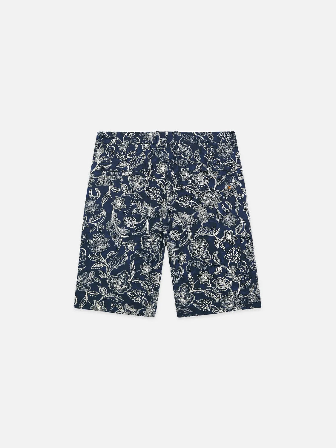 Stuart Printed Stretch Cotton Chino Shorts