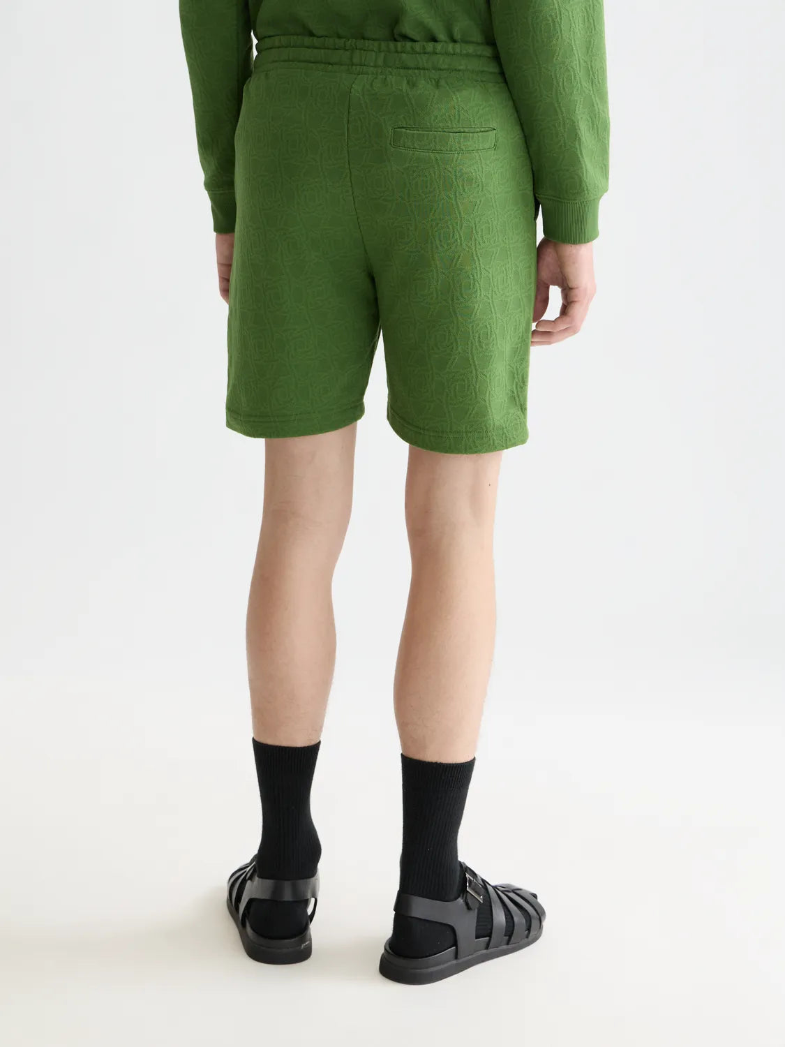 Jacquard Regular-Fit Shorts