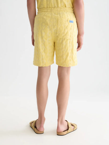 Fave Terry Jacquard Relaxed-Fit Bermuda Shorts