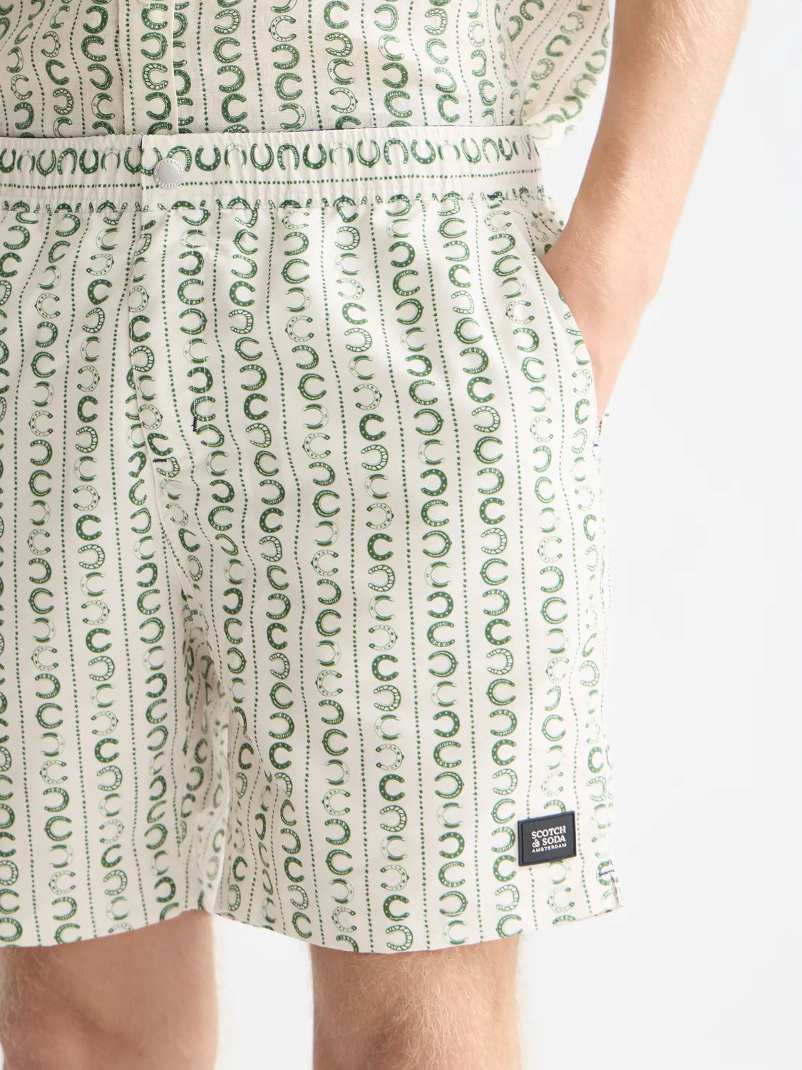 Printed Midlength Swim Shorts