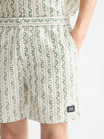 Printed Midlength Swim Shorts