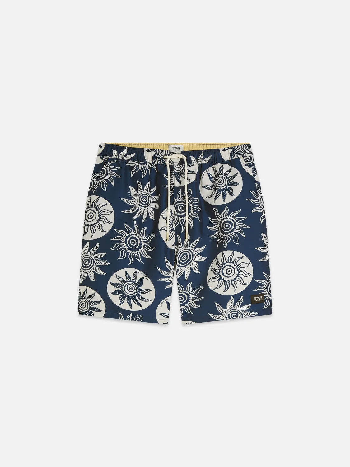 Printed Long-Length Swim Shorts