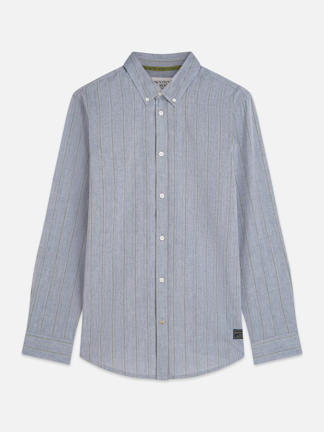 Yarn-Dyed Dobby Regular-Fit Shirt