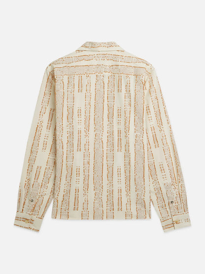 Jacquard Structure Boxy-Fit Shirt