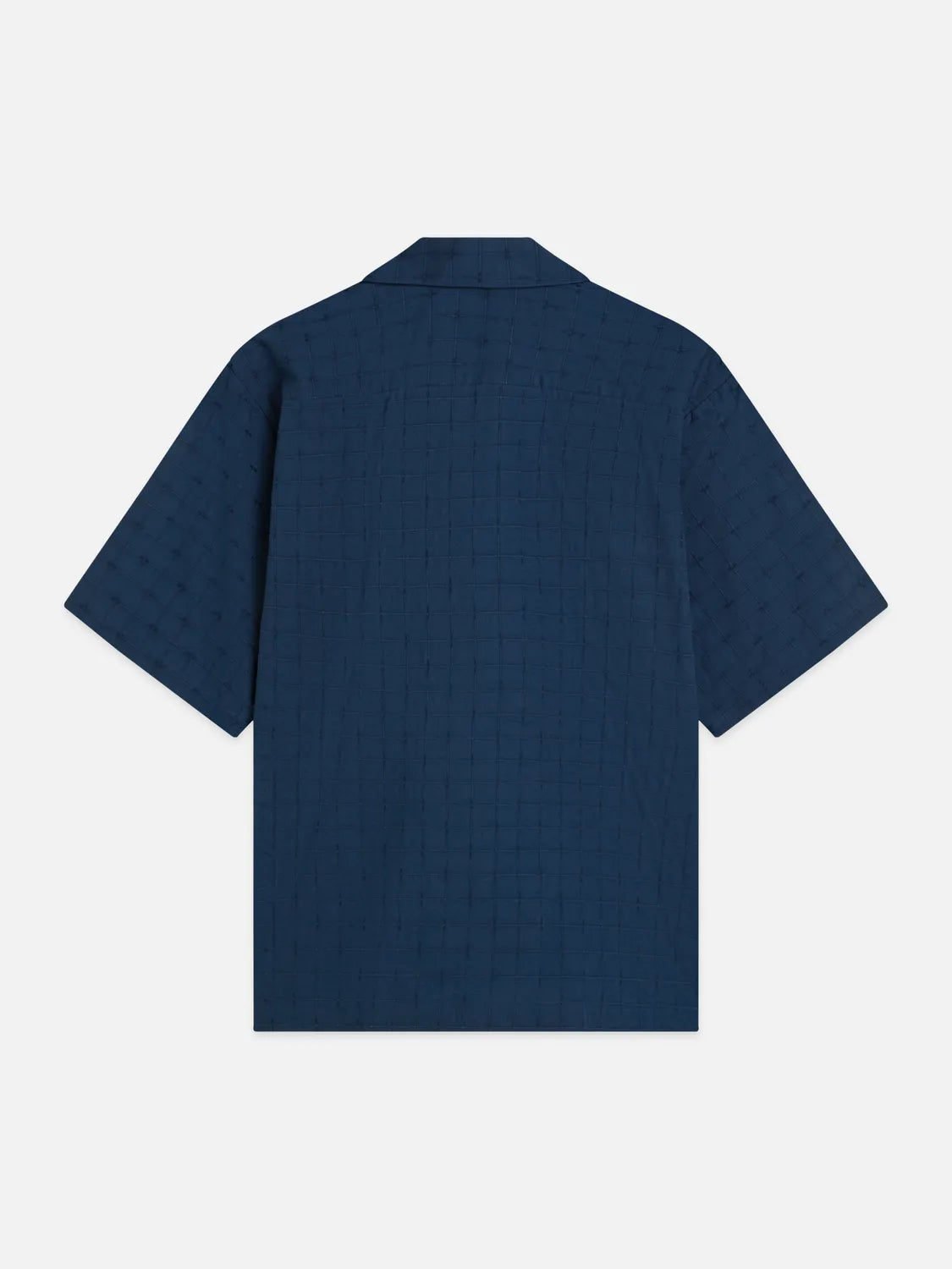 Embroidered Structured Relaxed-Fit Short-Sleeve Shirt