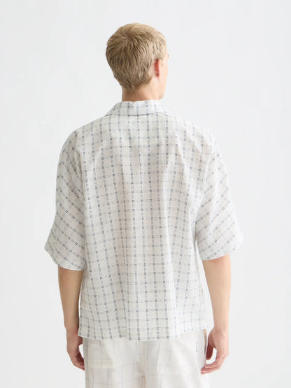 Check Loose-Fit Short-Sleeve Shirt