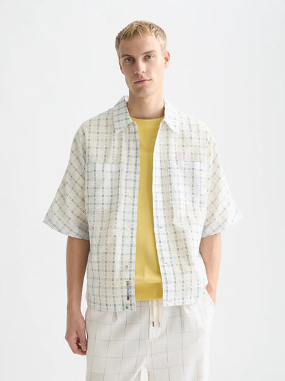 Check Loose-Fit Short-Sleeve Shirt