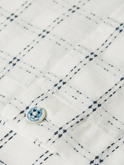 Check Loose-Fit Short-Sleeve Shirt