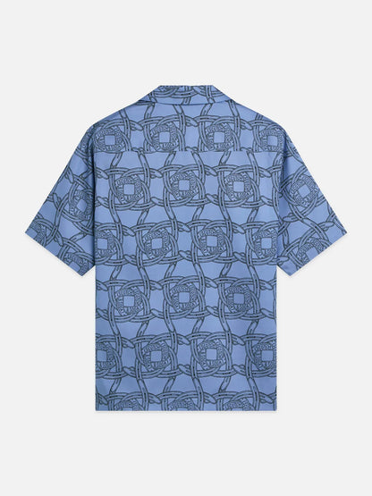 Printed Tencel Short Sleeve Shirt