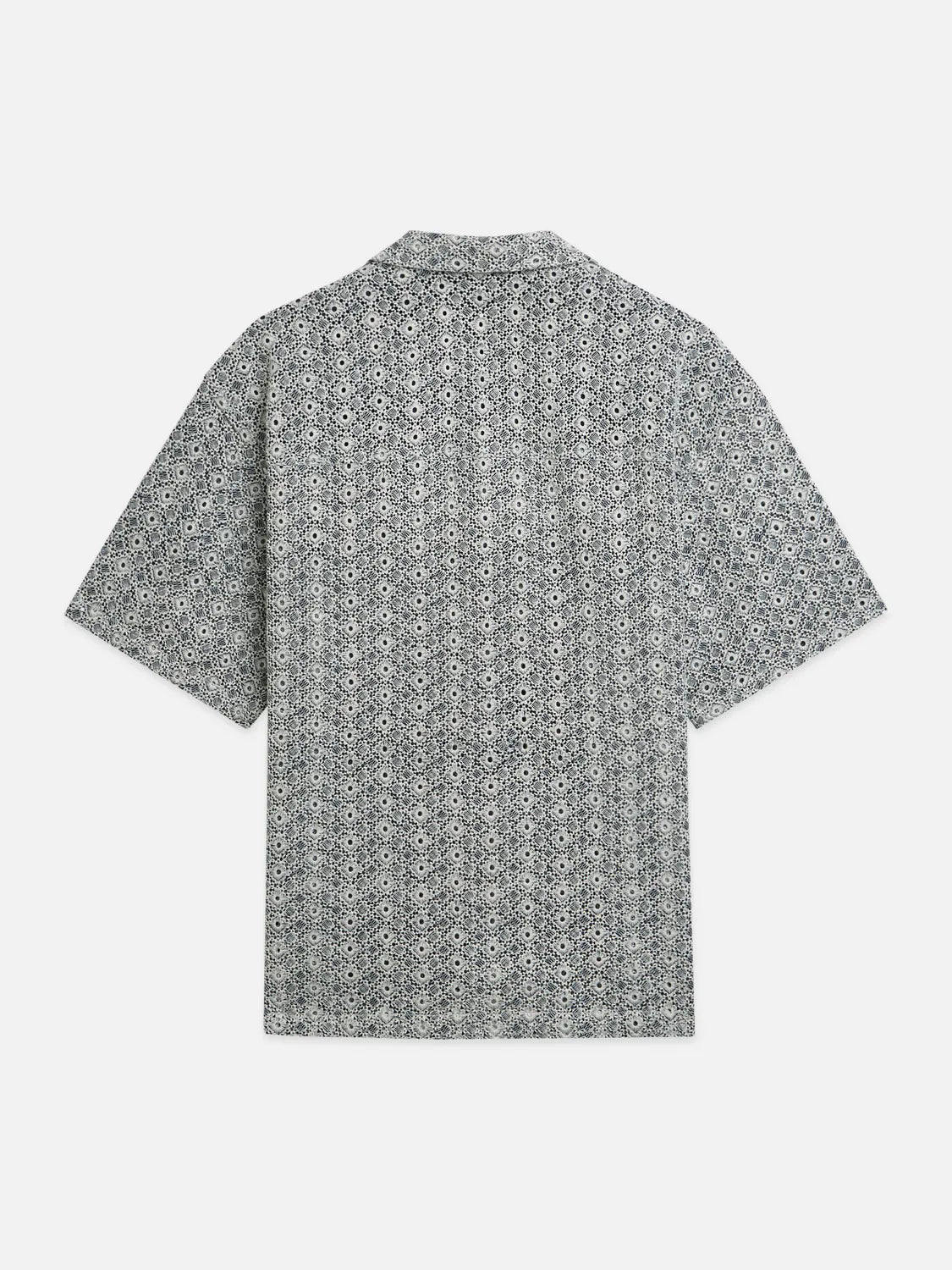 Embroidered Relaxed-Fit Short Sleeve Shirt