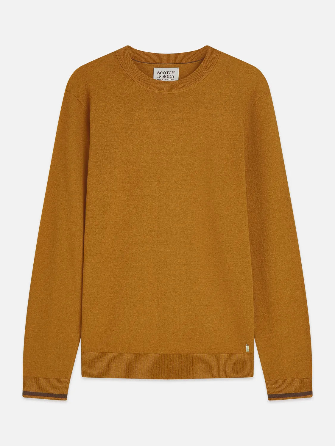 Linen-Blend Regular-Fit Pullover