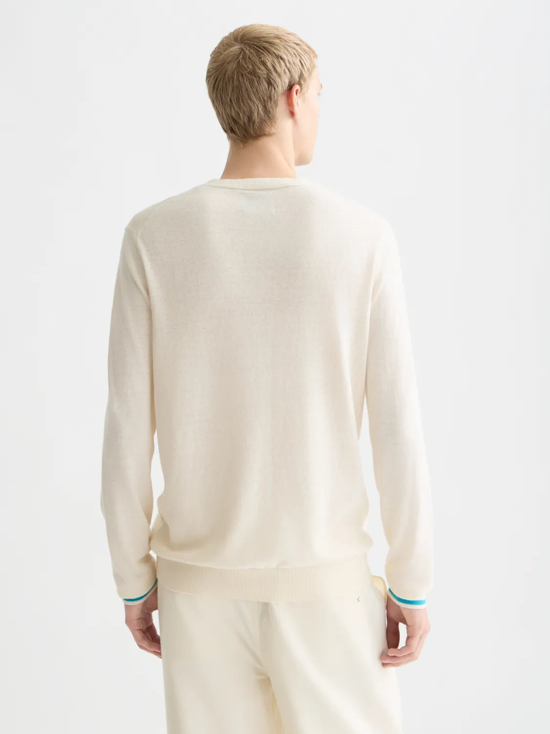Linen-Blend Regular-Fit Pullover