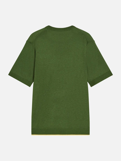 Knitted Relaxed-Fit T-Shirt