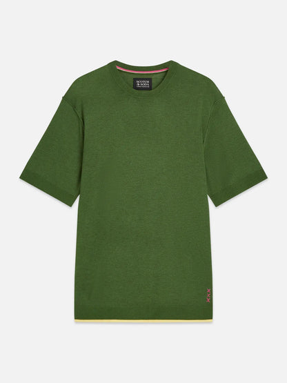 Knitted Relaxed-Fit T-Shirt