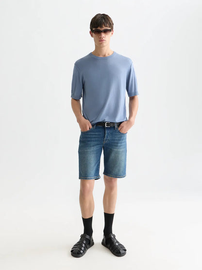 Knitted Relaxed-Fit T-Shirt