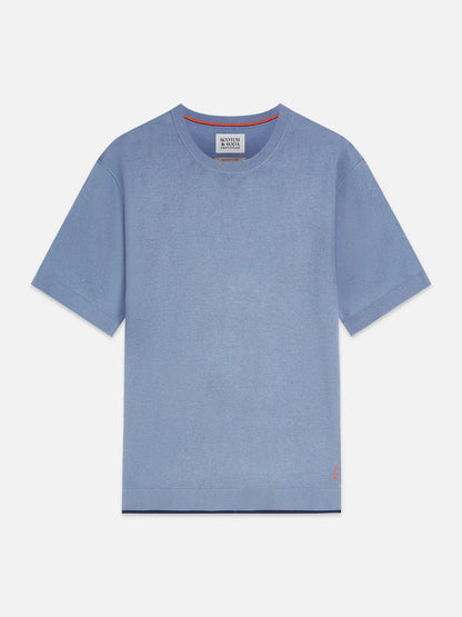 Knitted Relaxed-Fit T-Shirt