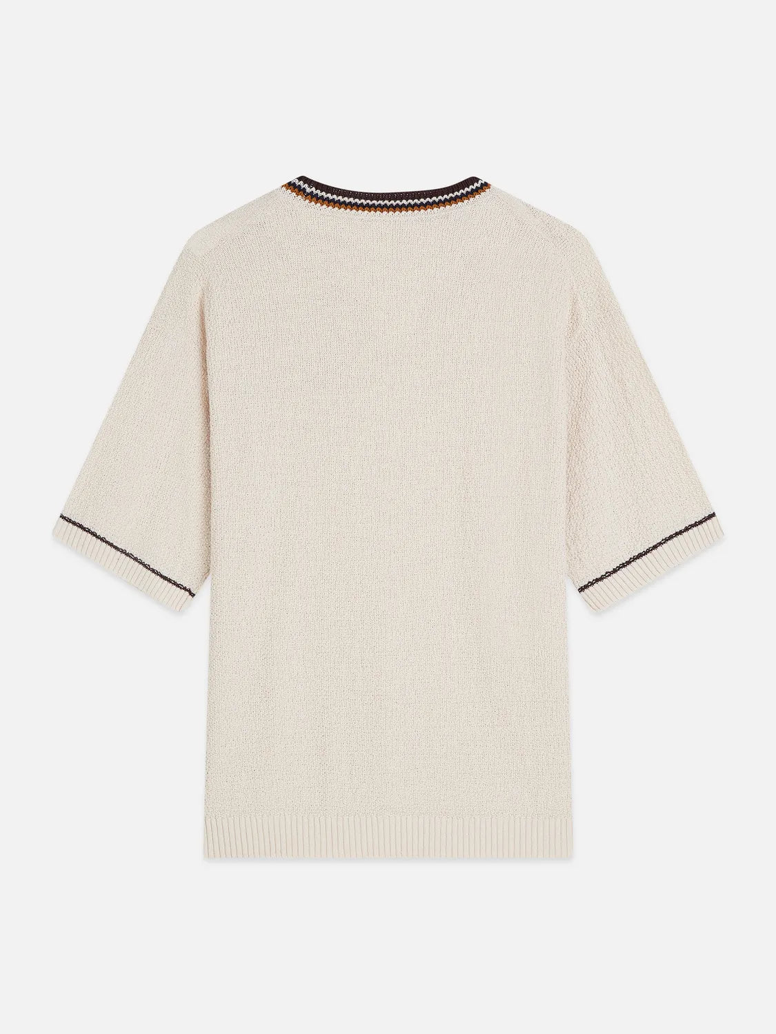 Knitted Cotton Linen-Blend Relaxed-Fit T-Shirt