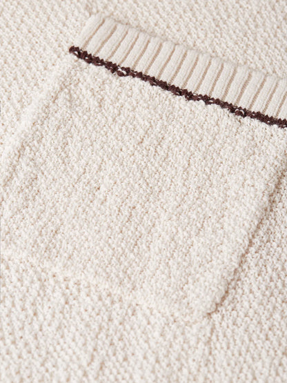 Knitted Cotton Linen-Blend Relaxed-Fit T-Shirt