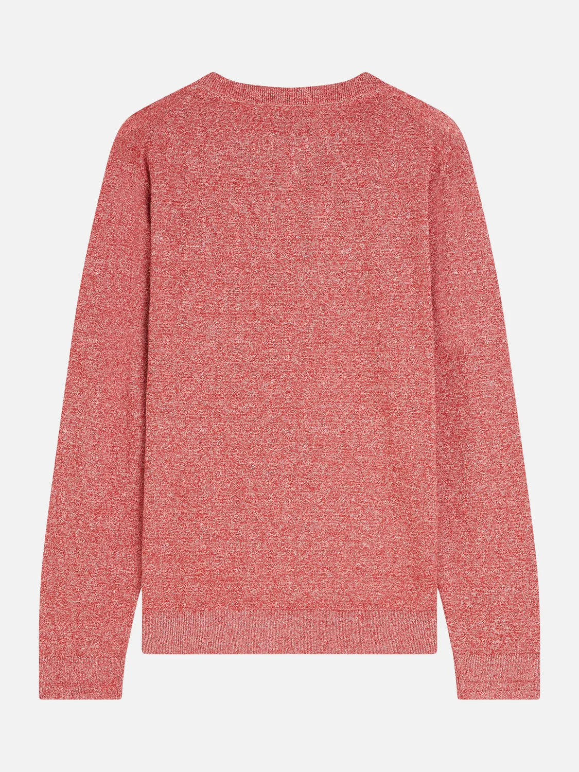 Linen-Blend Melange Regular-Fit Pullover