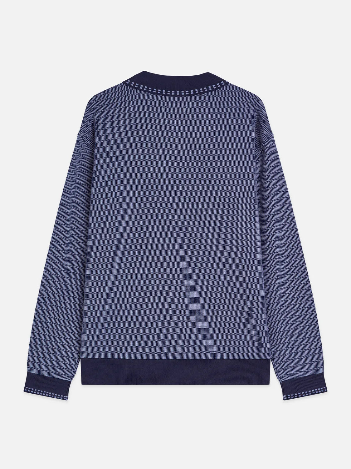 Polo Dropped Shoulder Cardigan