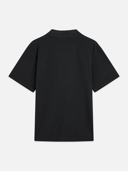 3 Crosses Pique Relaxed-Fit Garment-Dyed Polo