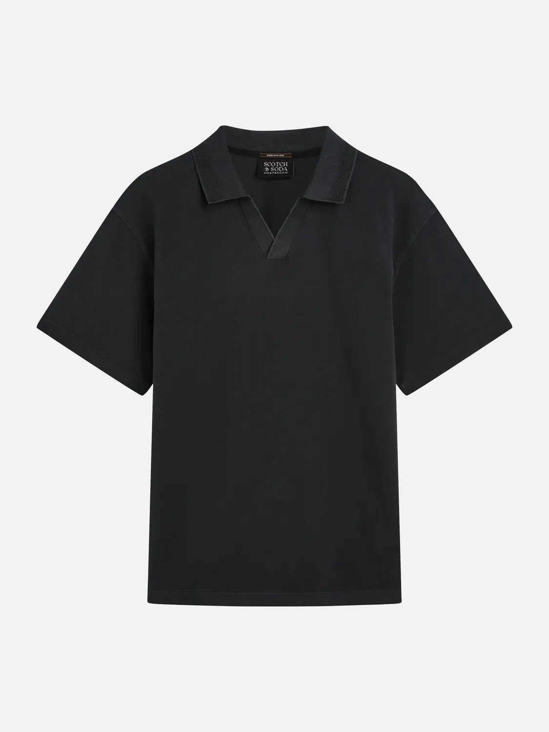 3 Crosses Pique Relaxed-Fit Garment-Dyed Polo