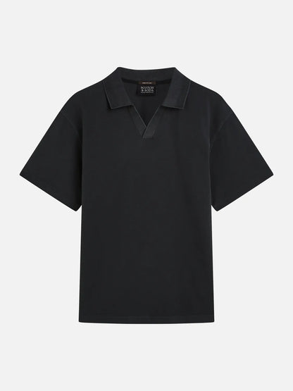 3 Crosses Pique Relaxed-Fit Garment-Dyed Polo