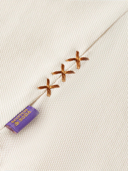 3 Crosses Pique Relaxed-Fit Garment-Dyed Polo