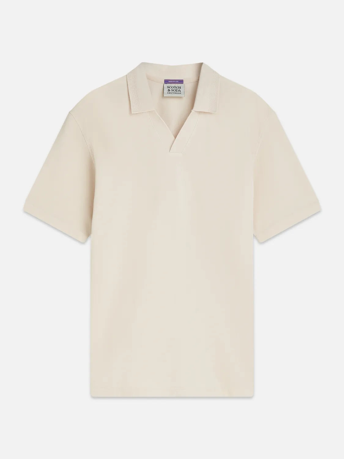3 Crosses Pique Relaxed-Fit Garment-Dyed Polo