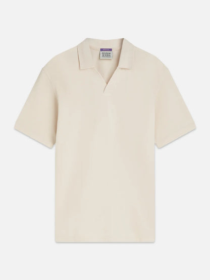 3 Crosses Pique Relaxed-Fit Garment-Dyed Polo
