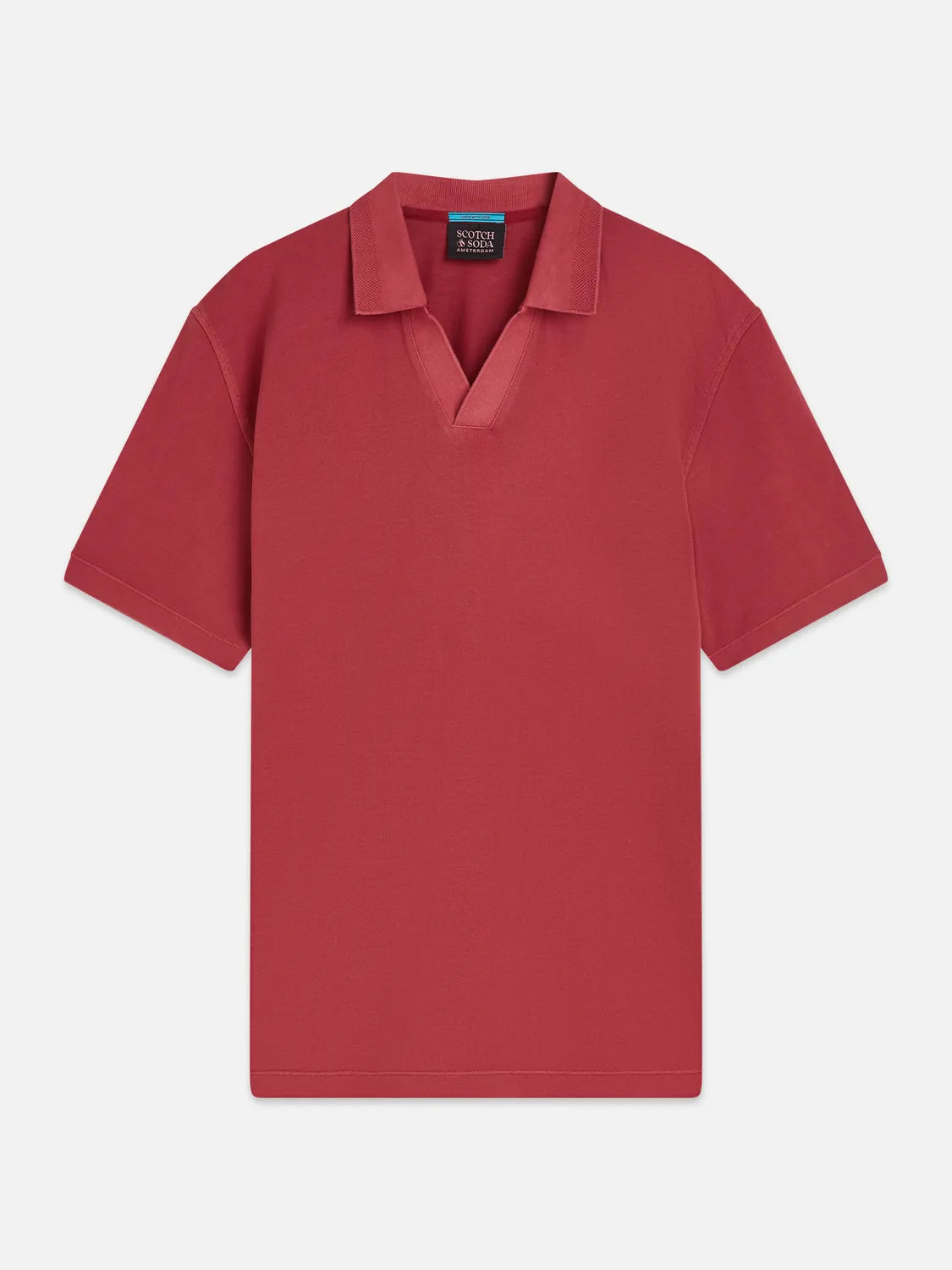 3 Crosses Pique Relaxed-Fit Garment-Dyed Polo