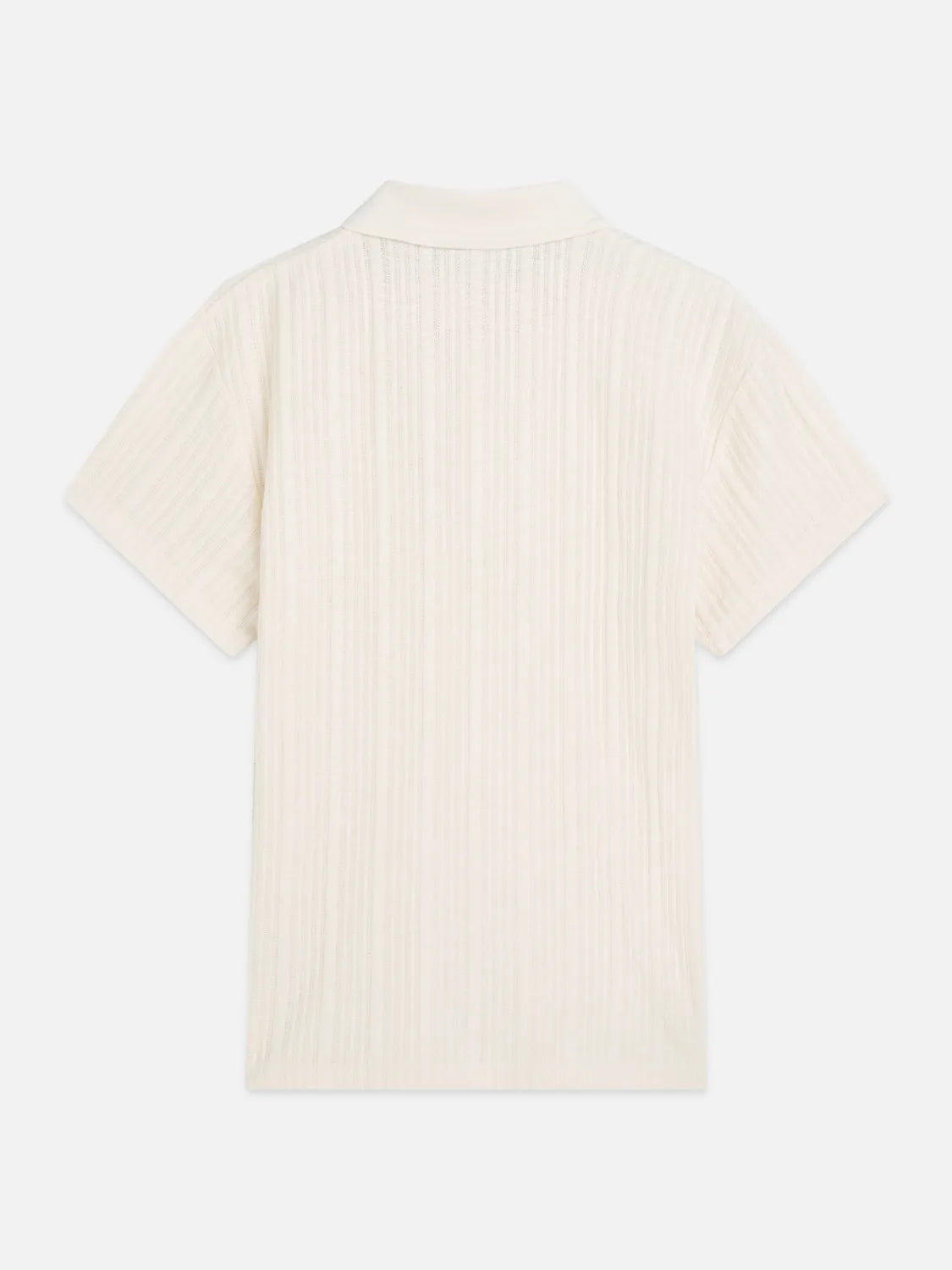 Structured Ribbed Relaxed-Fit Polo